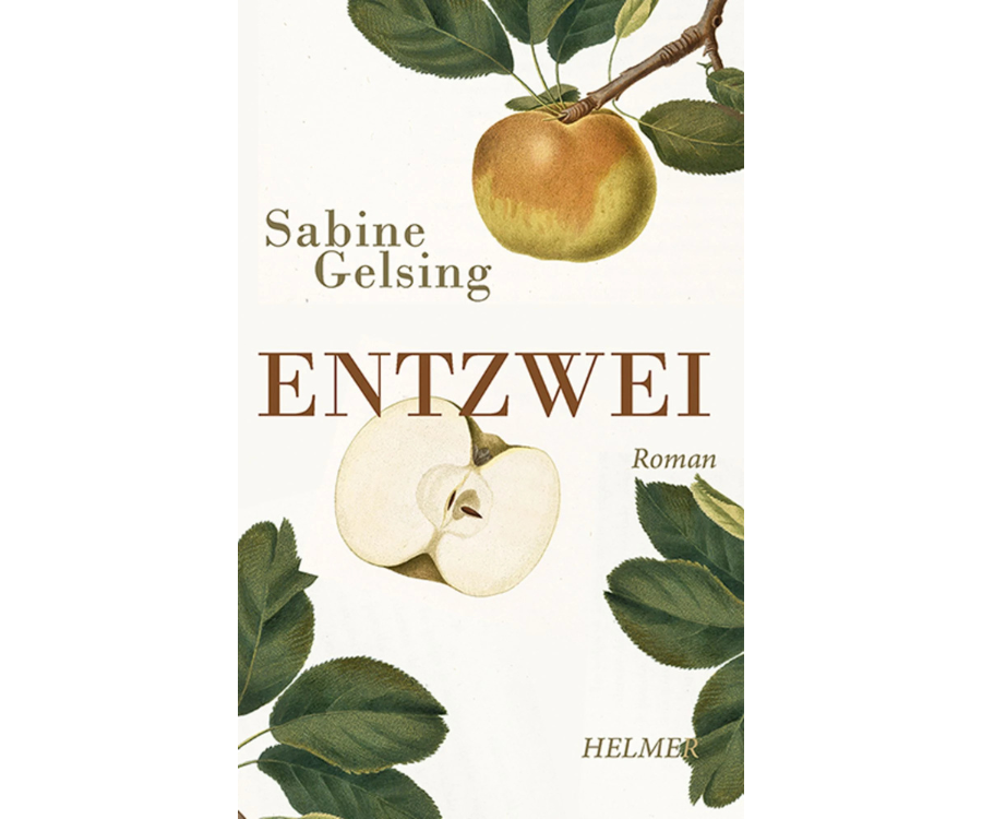 Buchcover von dem Roman "Entzwei" von Sabine Gelsing.